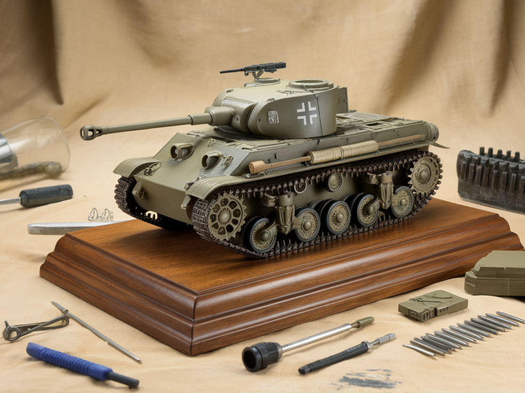 Comment renforcer un châssis de char hasegawa 1/35 pour exposer la maquette sans déformation