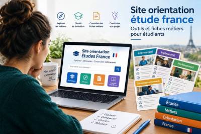 Site orientation étude france : outils et fiches métiers pour étudiants