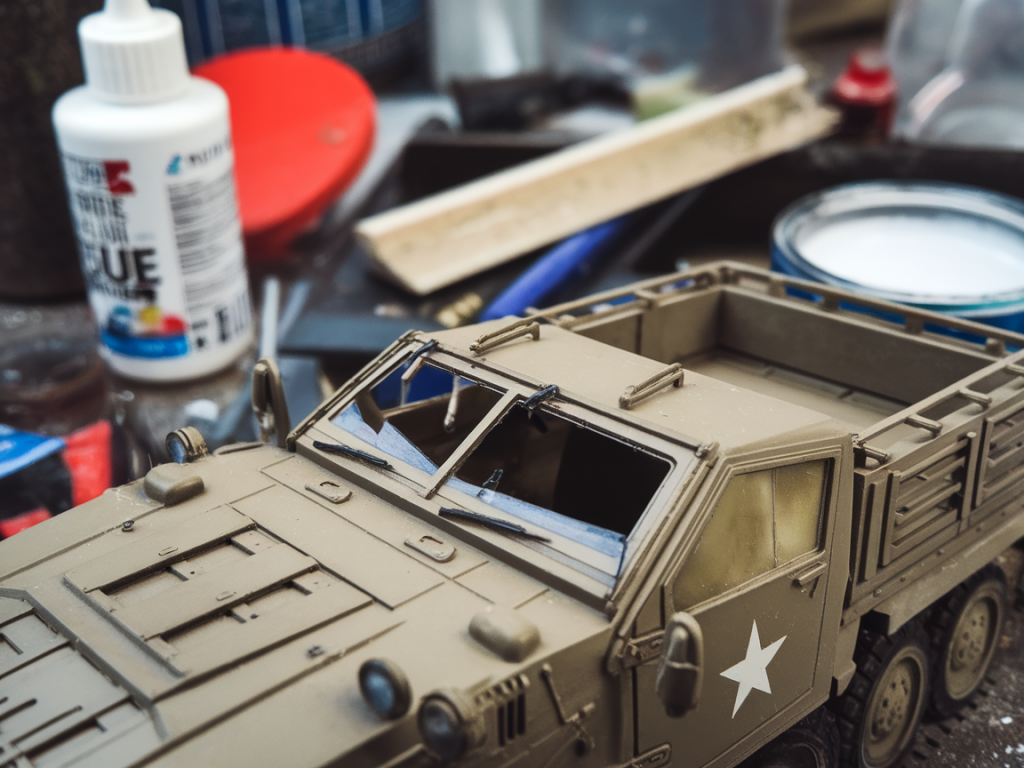 Réparer un joint cassé sur une maquette tamiya : étapes et produits recommandés