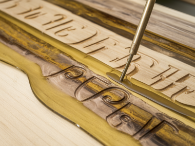 Réparer et renforcer une coque en résine fine avec tige laiton et epoxy sans effacer les gravures ni déformer les surfaces