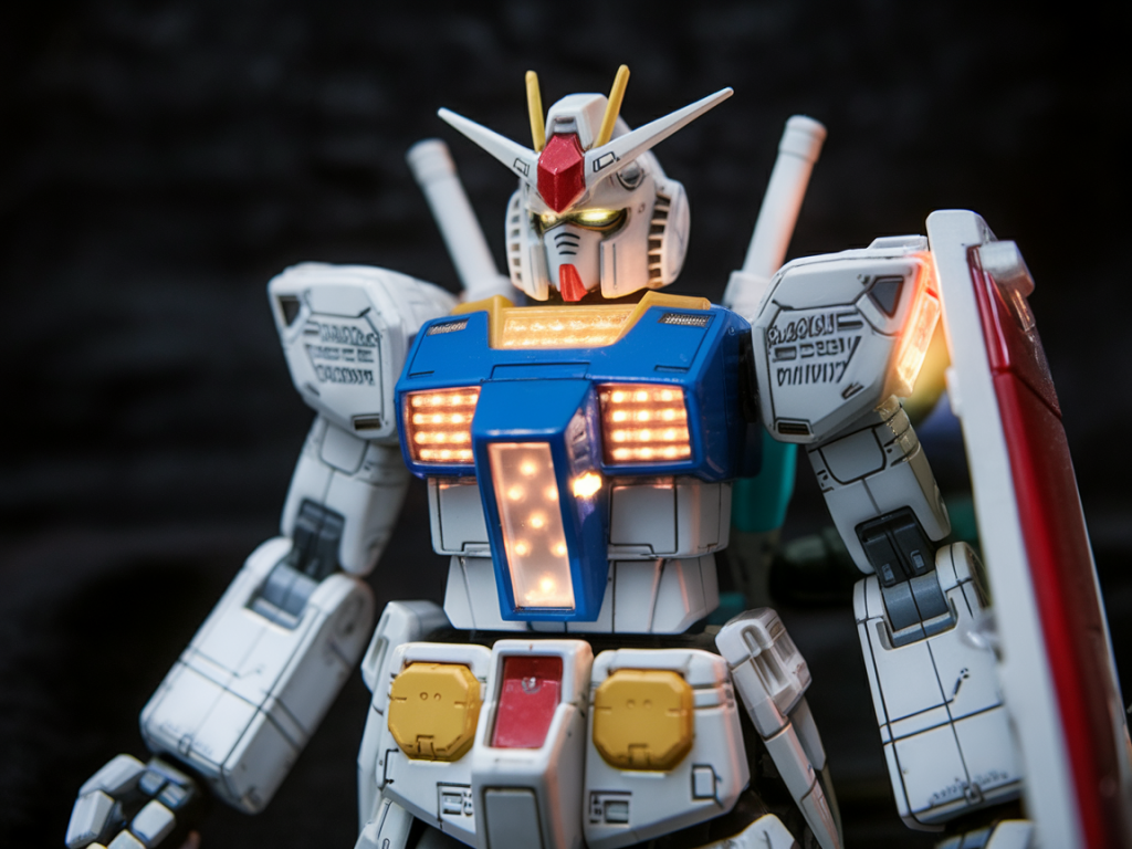 Comment modifier un gunpla bandai pour intégrer des led et câblage discret sans percer la gravure d'origine
