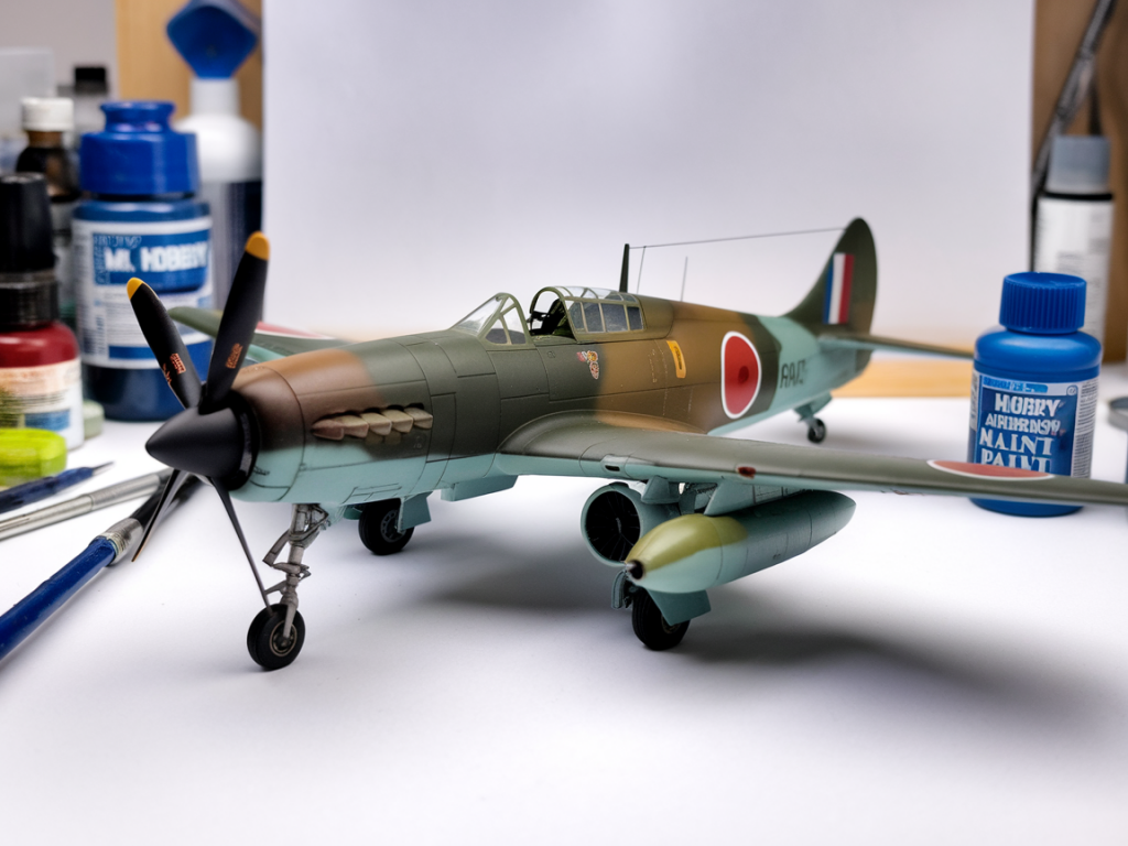 Mélanges et réglages précis pour obtenir un vert militaire nippon authentique avec mr hobby à l'aérographe